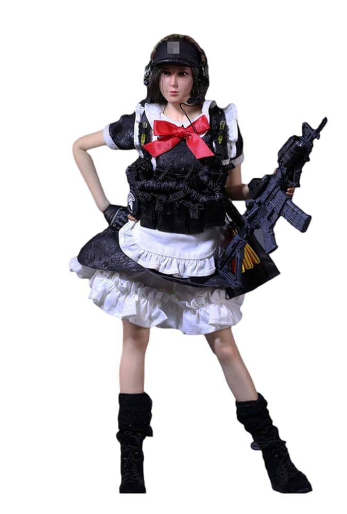 現状　ミリタリー女性　メイドアクションフィギュア用衣装　武器　アクセサリーセット Amazon | 「AC」MCCTOYS MCC-003 1/6 ミリタリー 女性 メイド